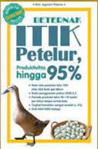 Bertenak itik petelur produktiviras hingga 95%